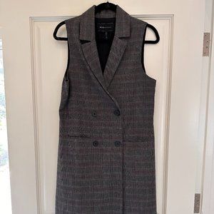 BCBGMaxazria Sleeveless Double Breasted Jacket/Duster
